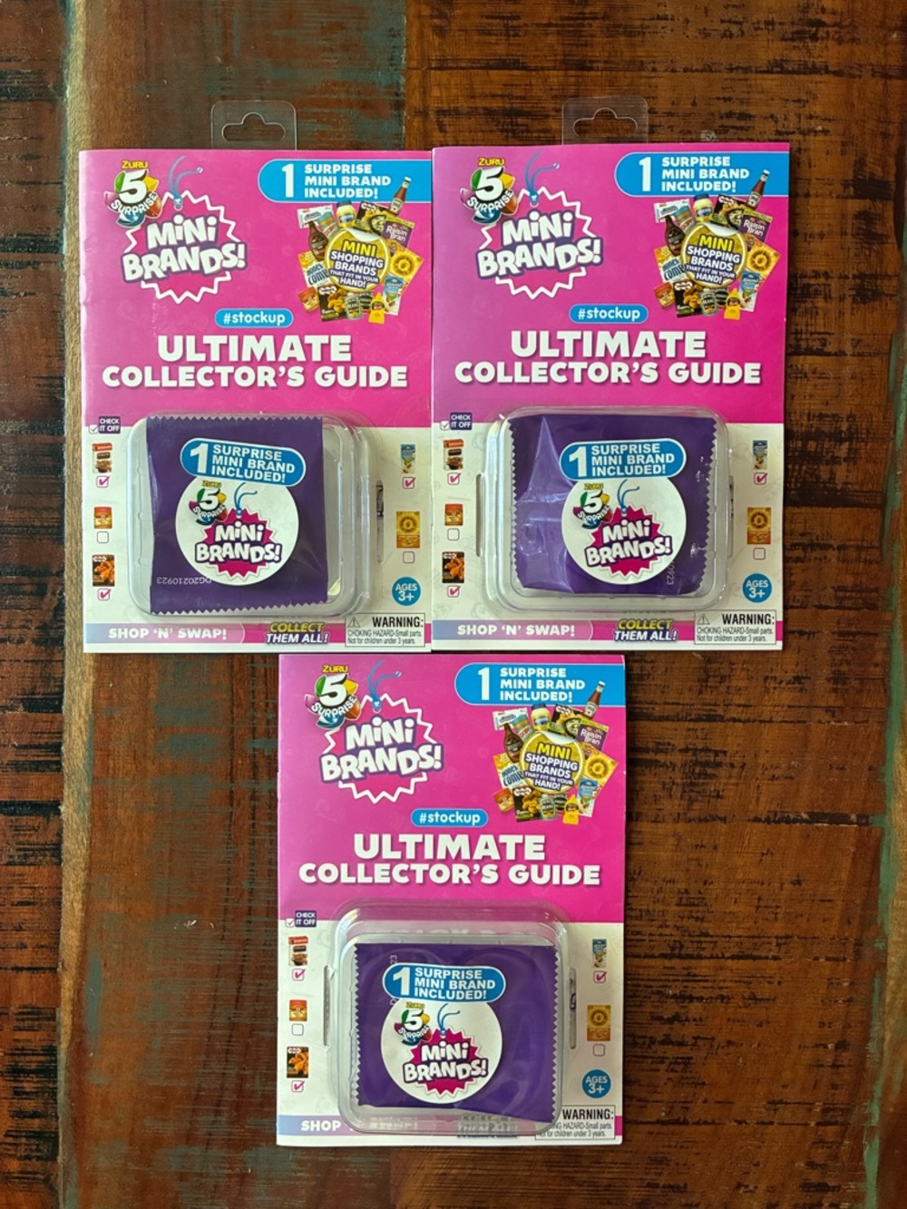 Zuru 5 Surprise Mini Brands Ultimate Collector's Guide bundle of 3 #stockup